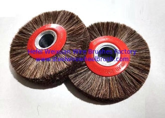 China More Flexible 5 Inch Horse Hair Wheel Brush for Polishing supplier