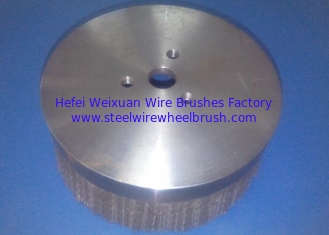 China Metal Base Abrasive Filament Brushes 150mm OD For Cylinder Block Deburring supplier