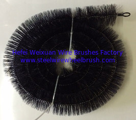 China Black Bristle Color Gutter Cleaning Brush 4m Rolls 100mm OD For Gutter Protection supplier
