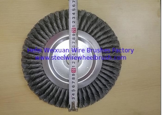 China Multilayer Twisted 10 Inch Wire Wheel Brush For Metal Tube Rust Removal supplier