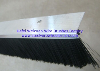 China Fire Protection Nylon Strip Brush / Anti Static Door Sweep Brush No Crack supplier