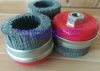 China Industrial Silicon Carbide Nylon Filament Cup Brush M14 * 2.0 Nut Size supplier