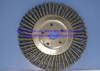 China Carbon Steel Wire Material Angle Grinder Steel Brush Joint Cleaning Brush supplier