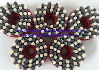 China High Density Silicon Carbide Brush , Deburring Brush For Aluminum 100MM OD supplier