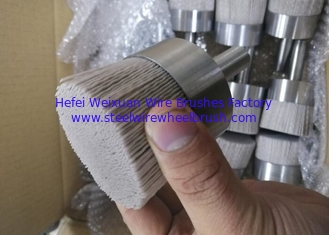 China Dried Grout Removal Nylon Cup Brush Aluminium Oxide Filament Industrial Mini Cup Brushes supplier