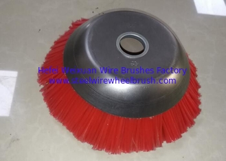 China Yellow / Red Bristle Brush Cutter Spare Parts With Nylon Wire Material supplier