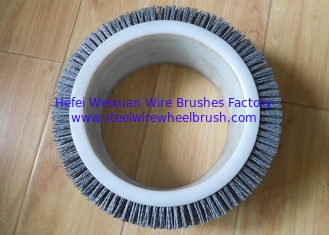 China Abrasive Nylon Cylinder Brushes Fit Rolling Mills And Coils Treatment supplier