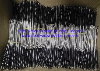 China Nylon Twisted Pipe Cleaning Brush / Wire Cleaning Brush 10MM Outer Diameter supplier