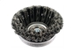 Full Cable Two Rows Twisted 6 Inch Wire Cup Brush / Angle Grinder Wire Wheel Brush supplier