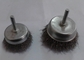 3 Inch Stem Mounted Stainless Steel Cup Brush / Crimped Cup Brush For Edge Blending supplier