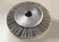 Circular 180MM OD Rotary Wire Wheel Brush Aluminium Oxide Filament Material supplier