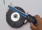 100 Mm OD Round Abrasive Nylon Bristle Brushes 55mm Middle Plate 10mm Face Width supplier
