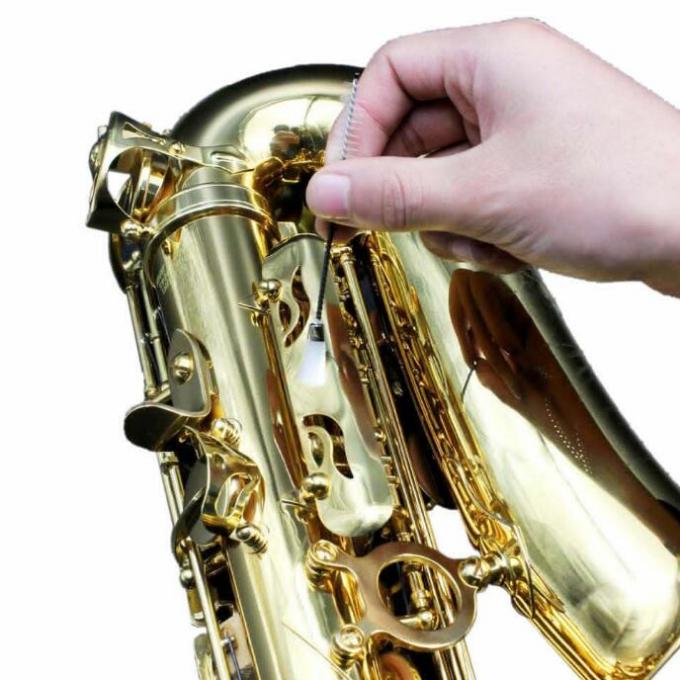 Double Ended Pipe Cleaning Brush For Sax Wind Instrument Sound