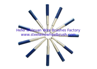 China Standard Duty 12MM Encapsulated Stem Mounted End Brushes for Burr Removal supplier