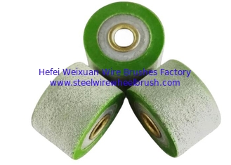 China Standard Duty 38MM Encapsulated Wire Stripping Brush For Burr Removal supplier