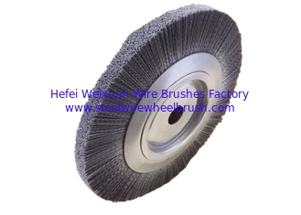 China High Performance 250mm Round Abrasive Filament Wheel Brushes for Light Deburring supplier