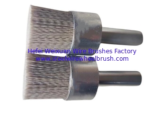 China 50mm Abrasive Nylon End Brush 10mm Shank for Removing Rust supplier