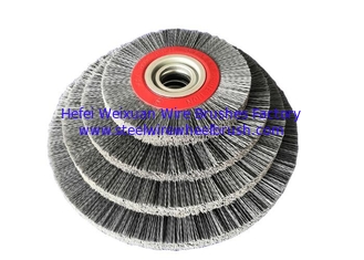 China 6'' Radial Nylon Abrasive Wheel Brush with Long Life for Deburring Gear supplier