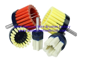 China Diamond Disc Sanding Brushes with Shank for Metal Deburring supplier