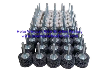 China 50mm Silicon Carbide Filament Mounted Nylon Cylinder Brush​ With 10mm Shank supplier