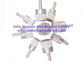 China High Performance 120 Grit ATB Flex Nylon Mini End Abrasive Brush 20mm Shank supplier