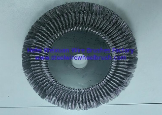 China Knot Wire Wheel Brush 350mm Carbon Steel 0.8mm Wire supplier