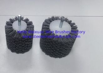 China Cylindrical Brush Grey Spindle Abrasive Brushes supplier