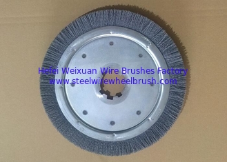 China Max RPM 2500 Nylon Abrasive Wheel Brush Silicon Carbide Deburring Brush supplier