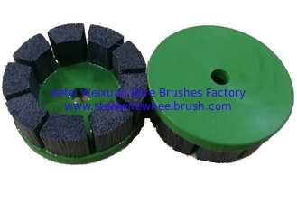China Maximum Fill Density Turbo Line 150mm Silicon Carbide Disc Deburring Brushes supplier