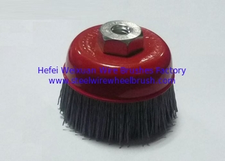 China 25mm Trim Length Nylon Bristle Cup Brush Coarse Grinding Filament Brushes supplier