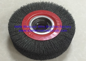 China Industrial Steel Circular Wire Wheel Cleaning Brush For Bench Grinders supplier