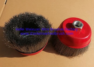 China Removing Paint Stainless Steel Wire Brush Cup Wheel Suitable For Industrial supplier