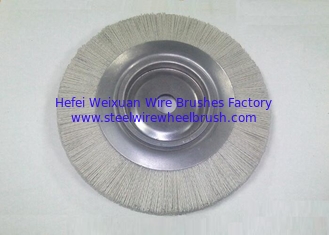 China 250MM x 25.4MM x 25mm Circular Nylon Abrasive Filament Gear Deburring Brush supplier