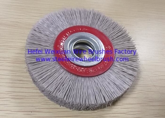 China White Abrasive Nylon Wheel Brush Dupont Aluminium Oxide Wire Material supplier