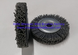 China Circular Abrasive Nylon Wheel Brush / Abrasive Filament Brushes 1.4 Mm Wire Dia supplier