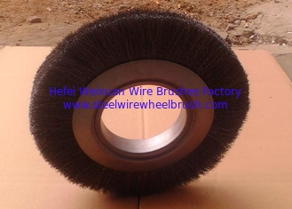 China High Carbon Steel Wire Wheel Brush 250 OD X 99mm Inner Hole Fast Removing Rust supplier