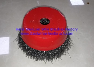 China High Carbon Steel Crimped Wire Cup Brush 150 MM OD  X 22 Mm Arbor Hole supplier