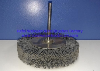 China High Performance Abrasive Nylon Wheel Brush , Cross Hole Deburring Brushes supplier