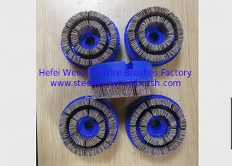 China Wood Polishing CNC Deburring Brushes Composite Filament Sanding Brush supplier