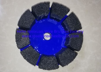 China Abrasive Disc Segment CNC Deburring Brushes For Limestone Slate Surface Finish supplier
