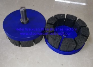 China Industrial Turbine Style Disc Nylon Abrasive Cup Brush 20 Mm Base Thickness supplier