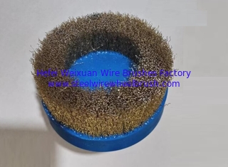 China Customizable 100mm Steel Wire Disc Brush Grinding Tools for Surface Preparation supplier