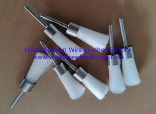 China Long Shank White Color PP Wire Pen Brush 25mm for Polishing supplier
