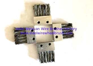 China Long Lasting Aluminum Alloy Holder Strip Brush with Twisted Wire supplier