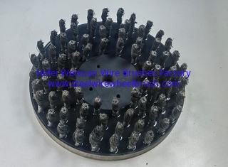 China Customizable 300mm Twsit Knot Wire Disc Brush for Surface Preparation supplier