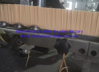 China Metal Channel Sisal Bristle Strip Brushes 60cm Height For Polish Wood supplier