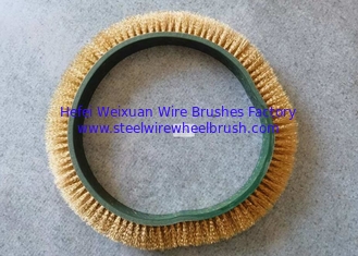 China Flexible Steel Wire Belt Conveyor Roller Cleaning Brush for Machine supplier