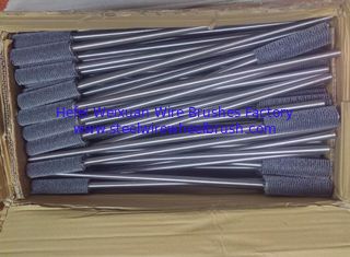 China Spiral Coils Abrasive Nylon Bristle Burr Removal Pipe Tube Brush for Cleaning Holes supplier