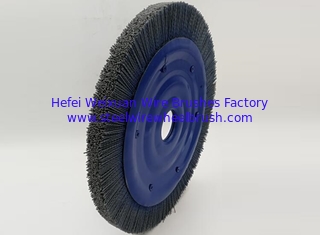 China High Performance 14 Inch Abrasive Tynex Wire Brush Wheels for Surface Finishing supplier