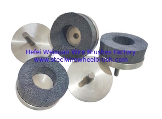 China Abrasive Discs Turbine Deburring Brushes with Metal Base and Shank for Metalworking supplier